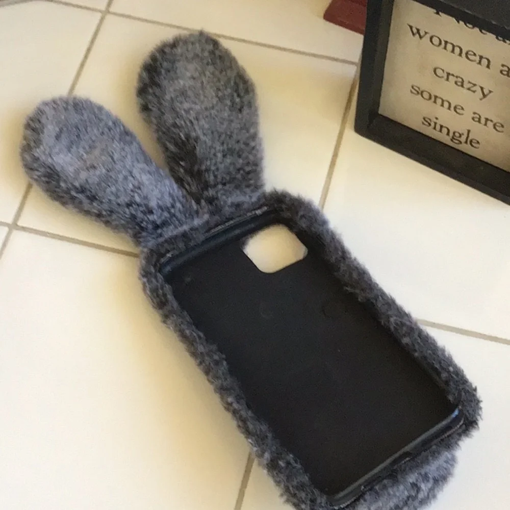 Soft Fluffy Rabbit Phone Case